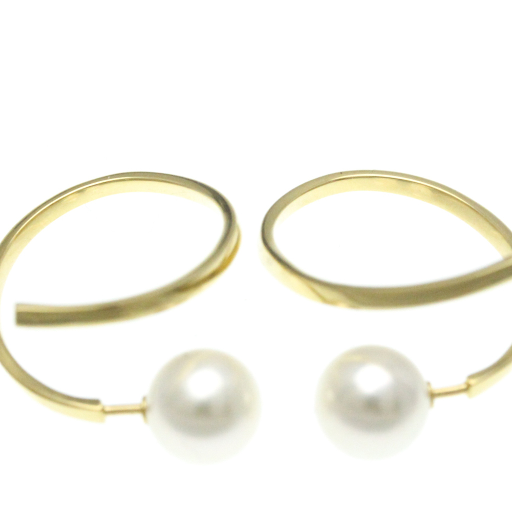 Tasaki Pearl Earrings Pearl Yellow Gold (18K) Stud Earrings Gold - Picture 10 of 10